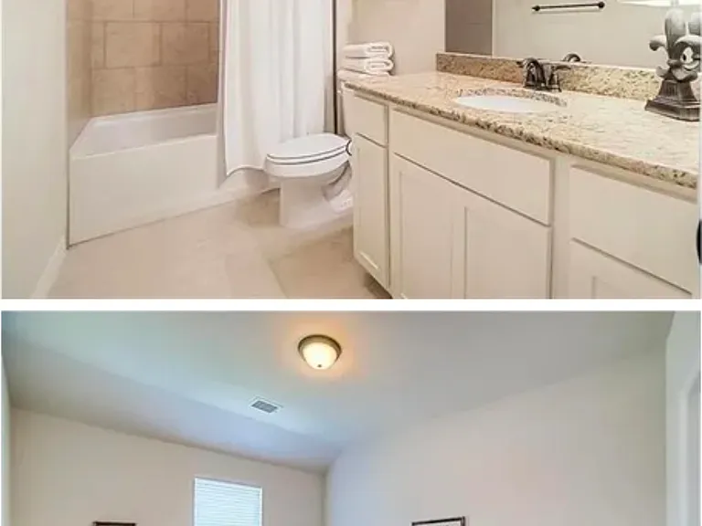 Guest bedroom and Guest bathroom