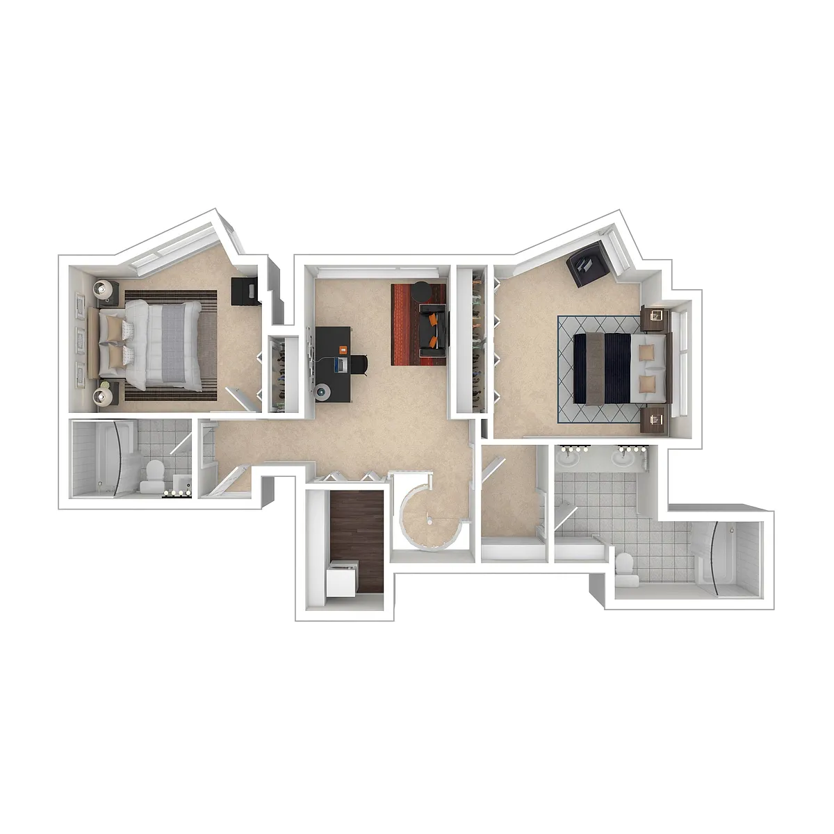 Floor plan Townhouse a4.1.5