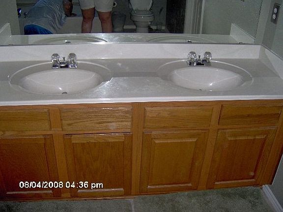Double vanity in master bath
