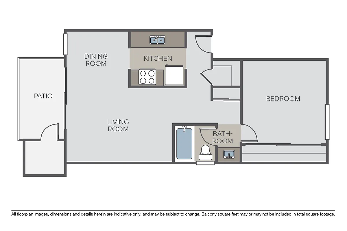 Floor plan Plan 1B