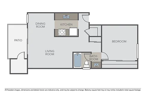 Floor plan Plan 1B