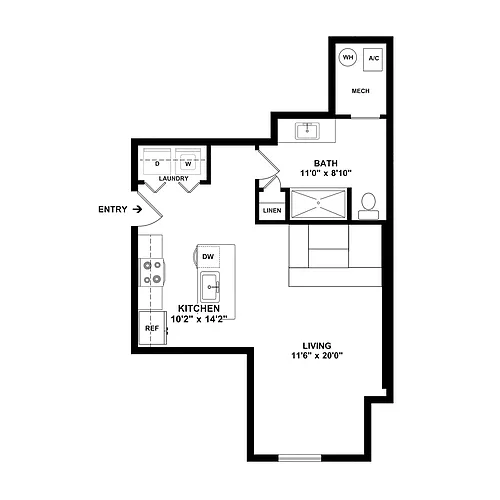 Floor plan S - A