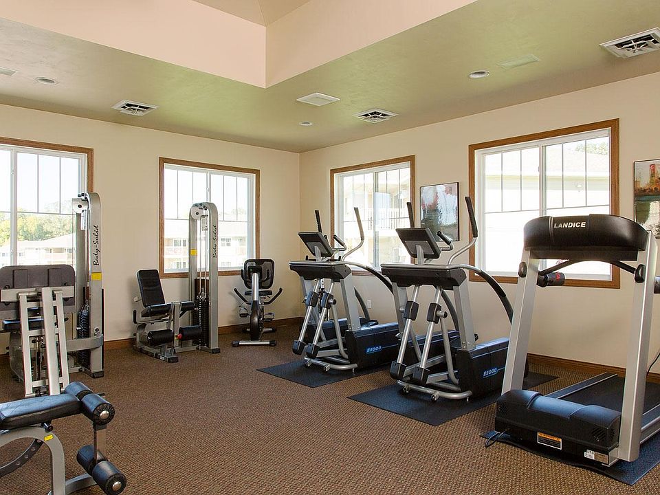 Fitness center.