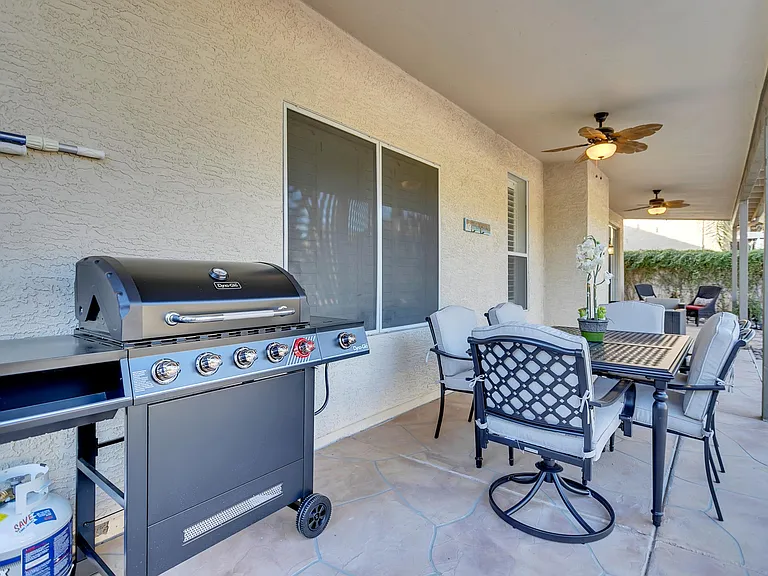 Gas Grill with back up propane tank