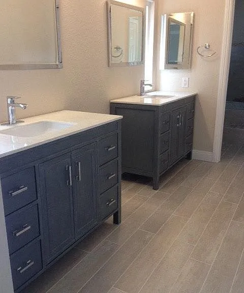 Double Vanities in the Primary