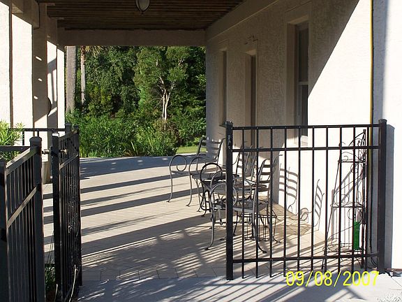 patio on lower level