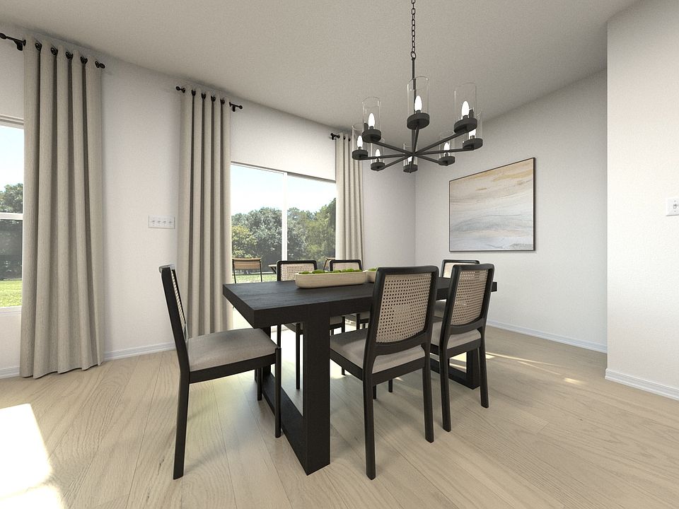 Virtually Staged Dining Room