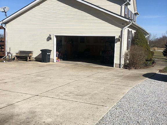2 car attached garage 