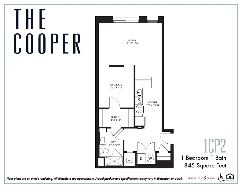 Floor plan 1CP2