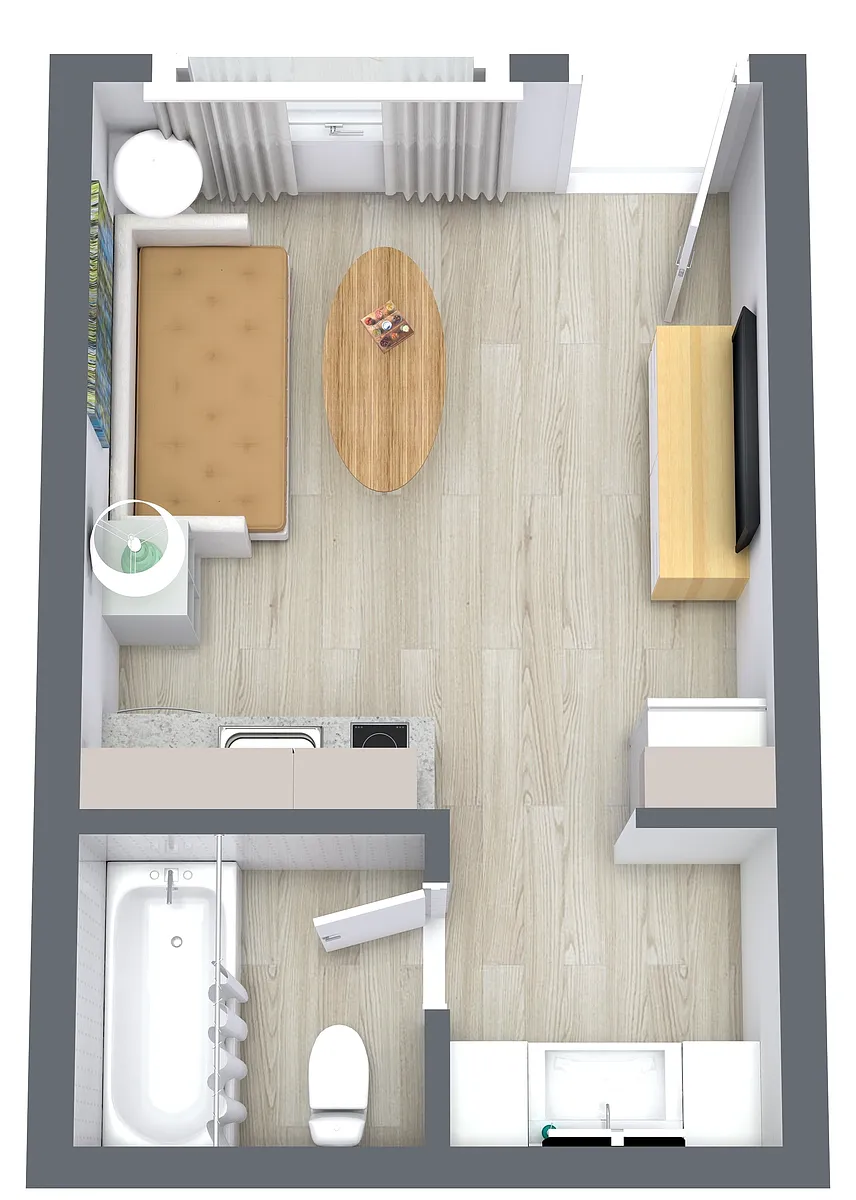 Floor plan Studio C