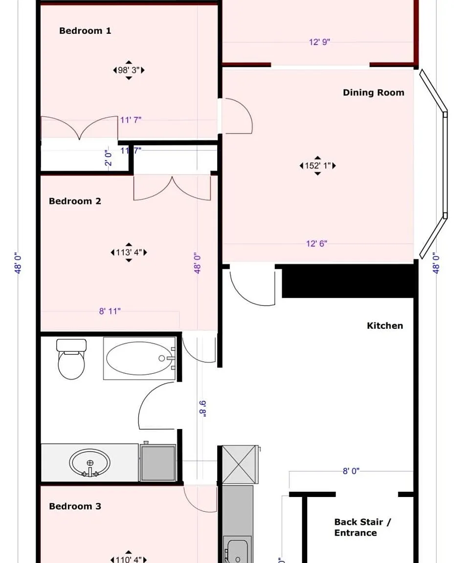 3 bed, 1300 sqft, $2,700 — Photo 2