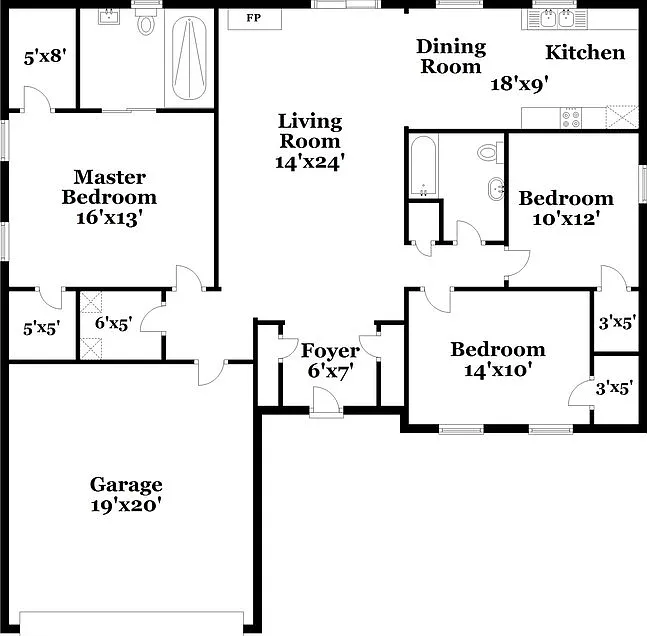 3 bed, 2.0 bath, 1593 sqft, $2,075 — Photo 2