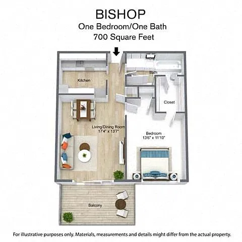 Floor plan Bishop
