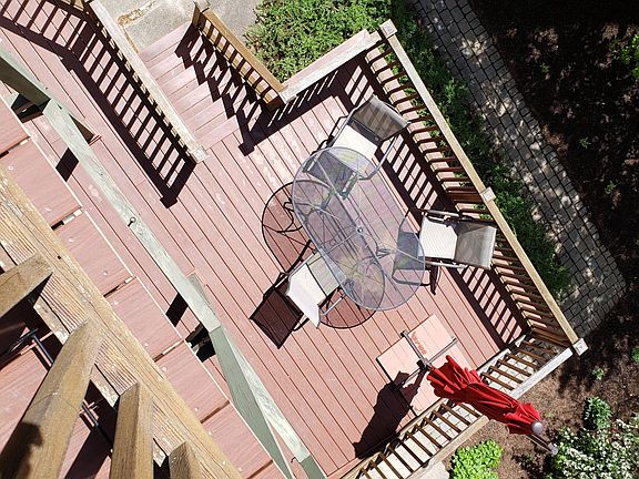 View from attic exit deck