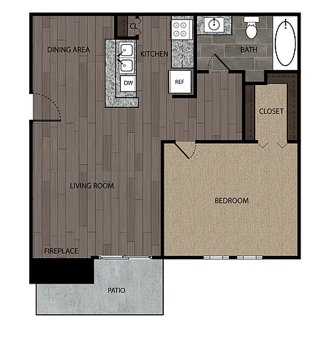 Floor plan The Forest Glen
