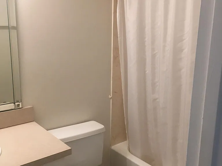 back bathroom attached to back bedroom #2