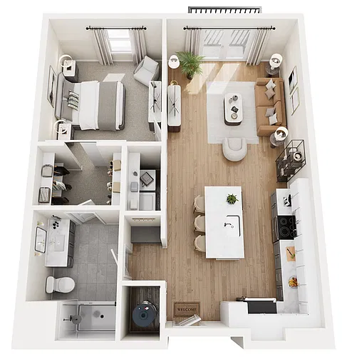 Floor plan 1C