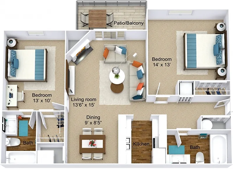 Floor plan Cherry Blossom