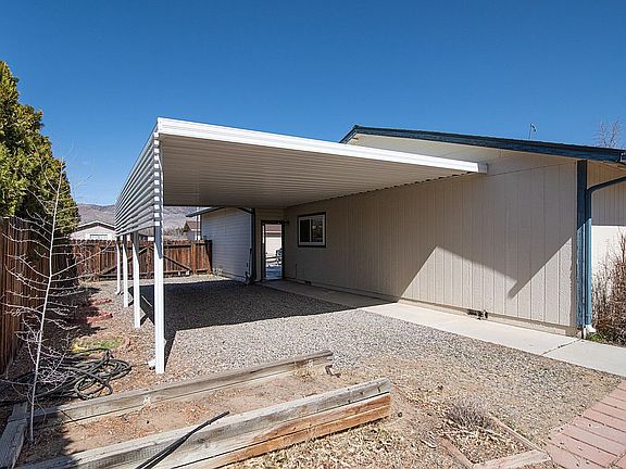 large covered carport    