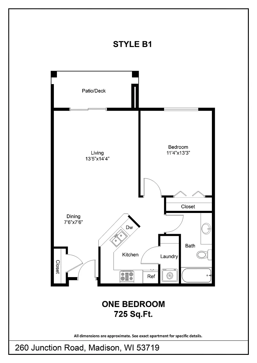 Floor plan Style B1