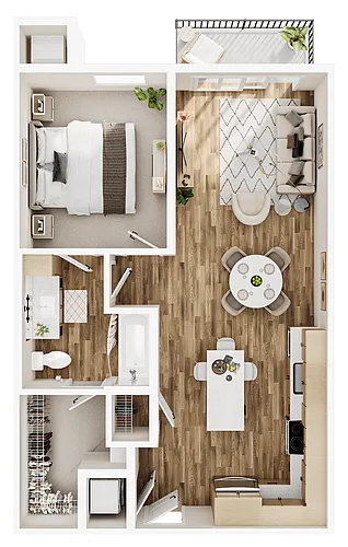 Floor plan Oak