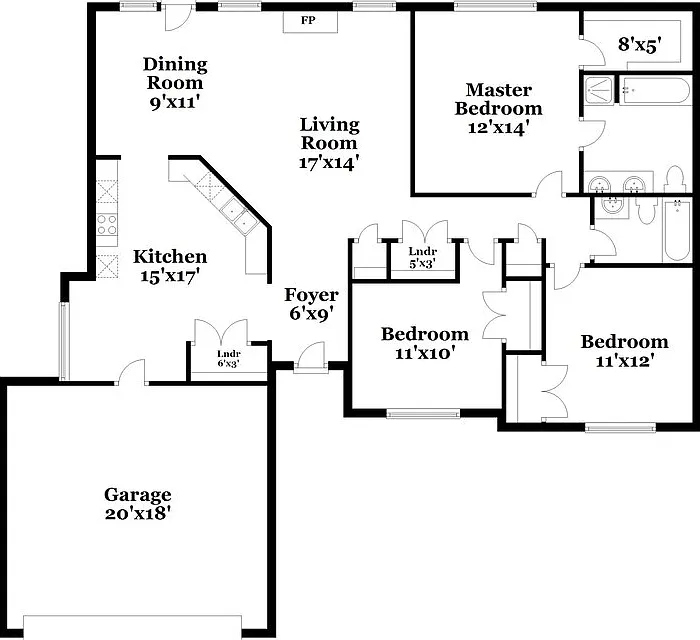 3 bed, 2.0 bath, 1407 sqft, $2,080 — Photo 2