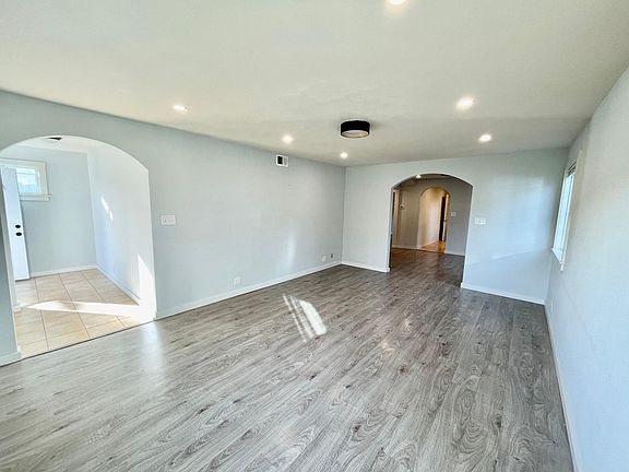 Living room from the front of the house