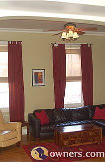 Living Room (11ft ceilings and windows)