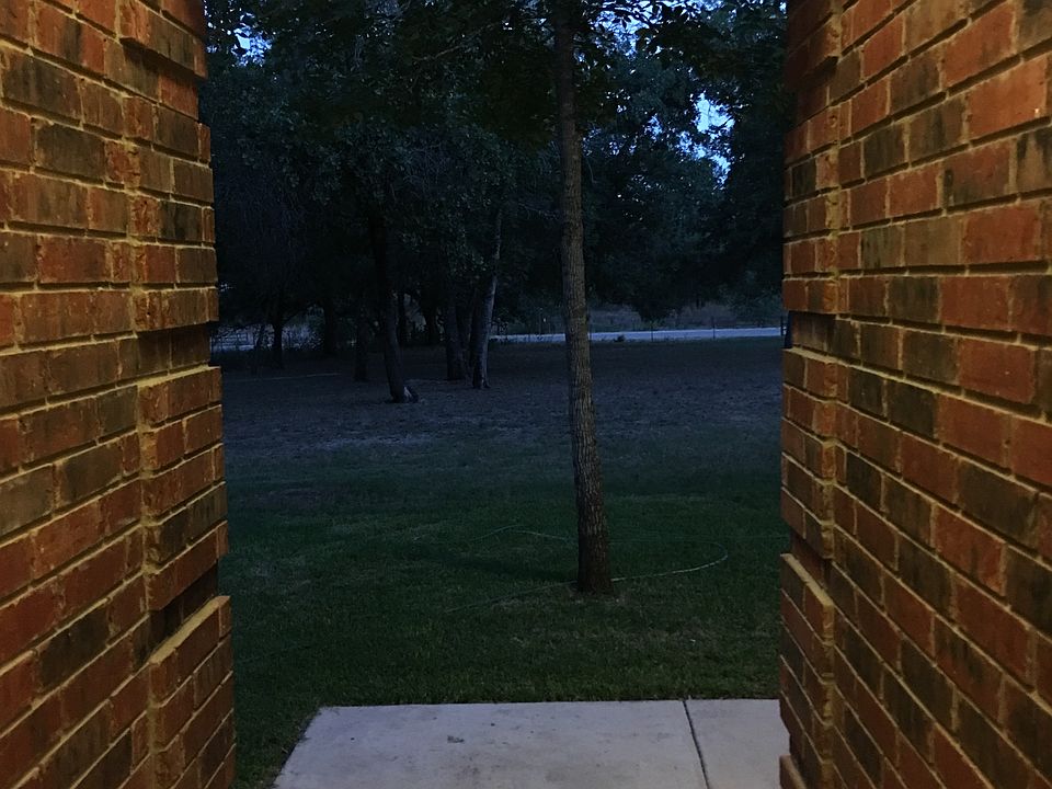 Evening view from front door