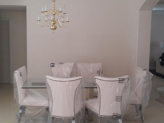 Dining Space with Large Tile