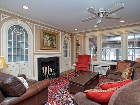 Original dining area with built in's now a gorgeous living room (Can be rearranged)