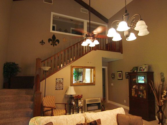 a living room view of stairs