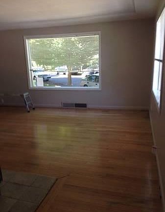 Front window, living room