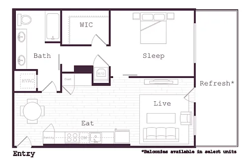 Floor plan INK Contrast