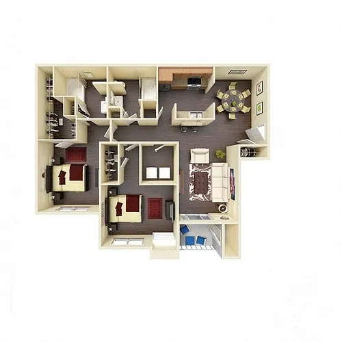 Floor plan The William Deluxe 1