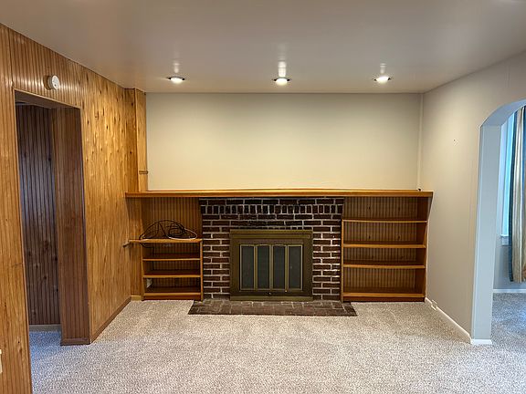 Living room new carpet installed