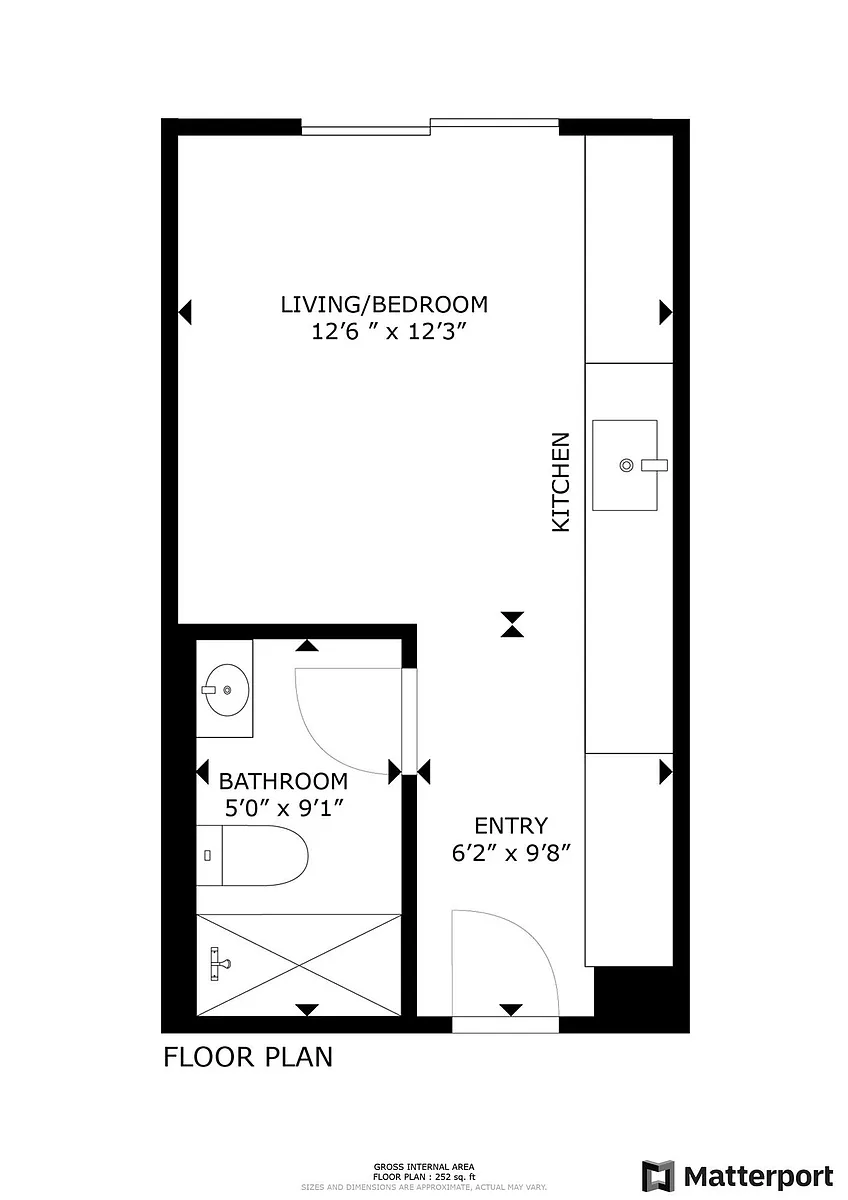 Floor plan Studio