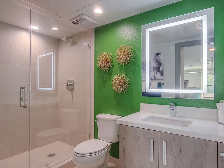 Glass Shower Doors in Select Units