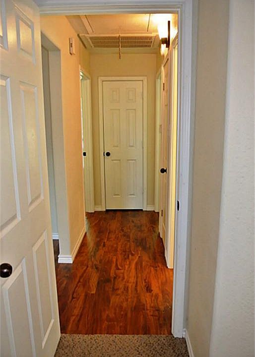 Front Entry door and wood laminate flooring
