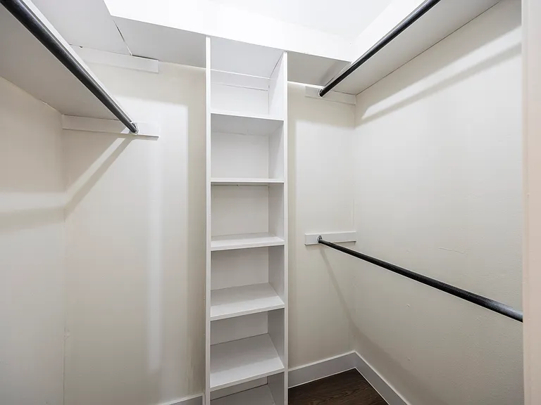 Large master closet, 2 on each side