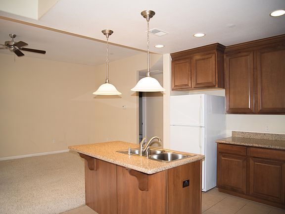 Kitchen facing family room