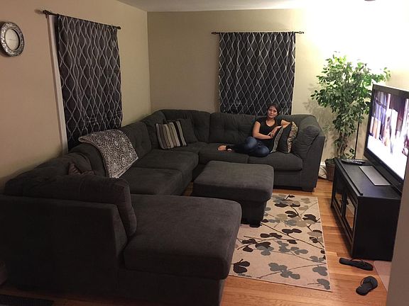 Front living room with hardwood floors throughout