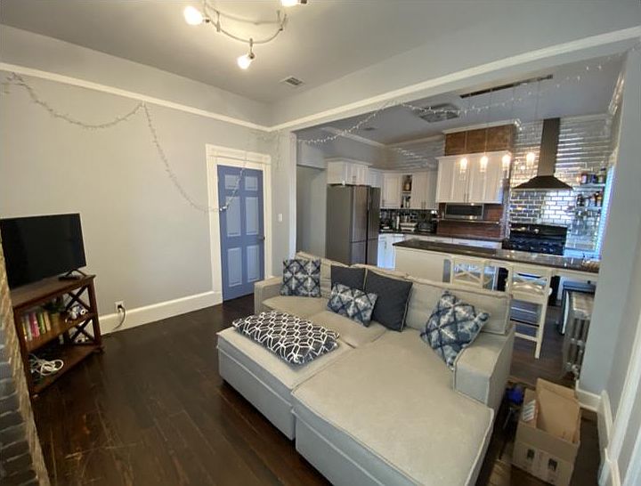 Living Room Open to the Kitchen
