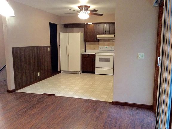 Dining and kitchen area
