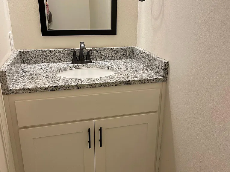Half bathroom downstairs