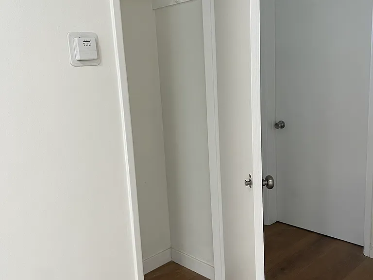 Hallway closet for additional storage.