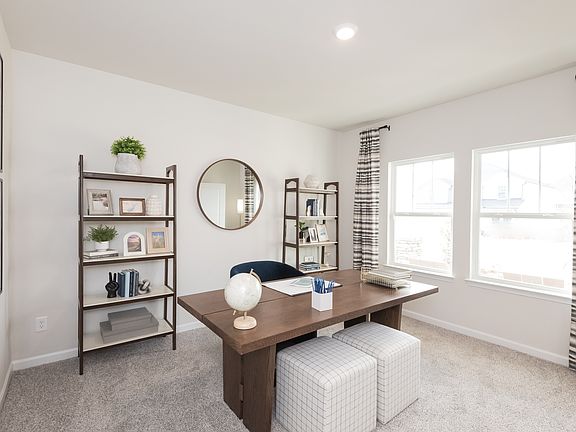 The Chatham floorplan with the Elemental White interior package modeled at Hamilton Crossing.