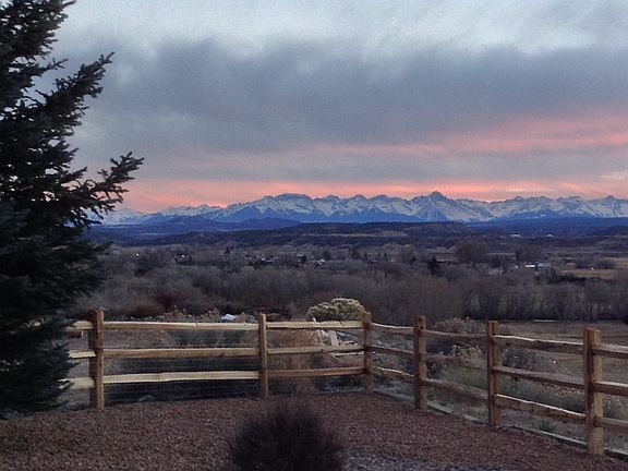 New fence and Mt. Sneffels+