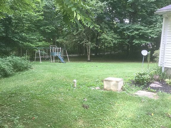 Large manicured yard 