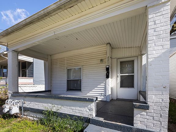 Front porch facing the road